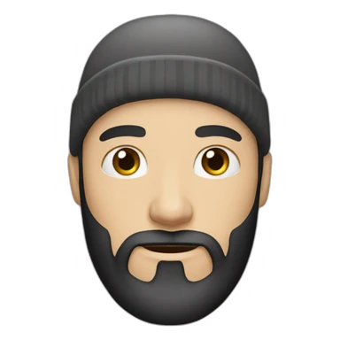white-man-with-no-hair-and-long-black-beard-with-a-black-beanie-hat sticker