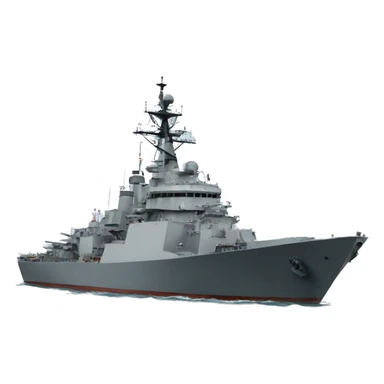 Naval destroyer sticker