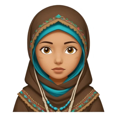 Girl + hood,Desert Nomads. sticker