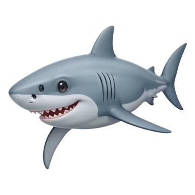 Haai die haai zegt sticker