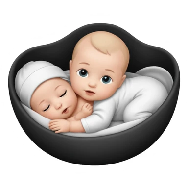 Newborn B&W Photoshoot sticker