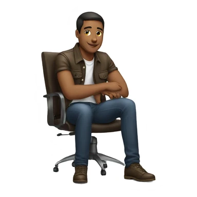 watch accessories man sitting portrait sticker