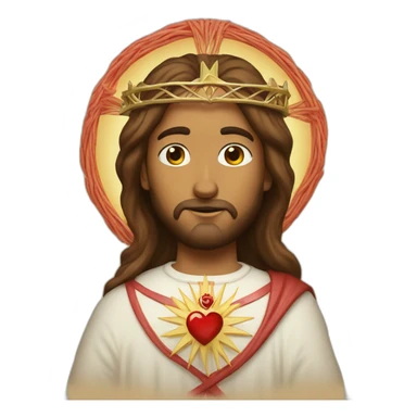 Sacred heart of Jesus sticker