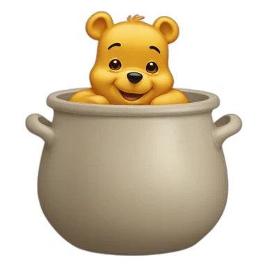 Winnie-Pooh pot de miel sticker