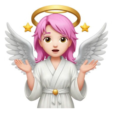 Pink-haired angel singing






























 sticker