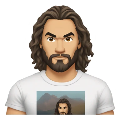 jason momoa wearing tee sticker