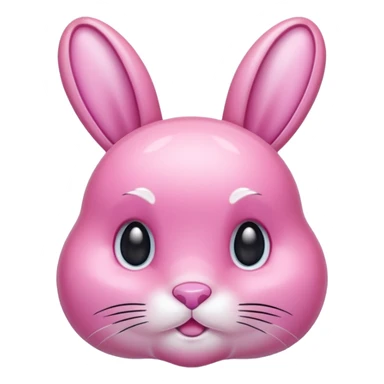  crystallized bunny that's pink sticker