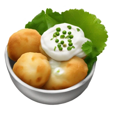 Dahi gol gappa sticker