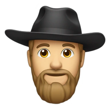 bachelor hat sticker