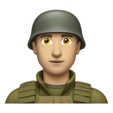 Ukraine soldier sticker