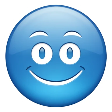 Un círculo azul con un ✅ en medio sticker