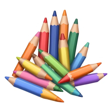 Neutral crayons sticker