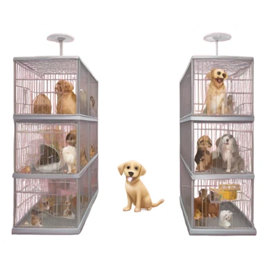 pet shop pale pink sticker