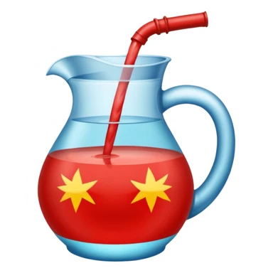 Jarra de agua sabor jamaica sticker