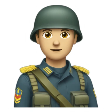 ukranian soldier sticker