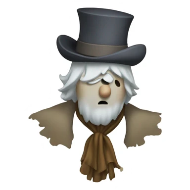 Nearly Headless Nick is a ghost in tattered noble attire with his head barely attached to his neck. Despite his eerie appearance, he carries an air of faded dignity. sticker