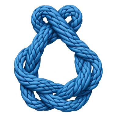 Quiero un nudo en 8 sticker