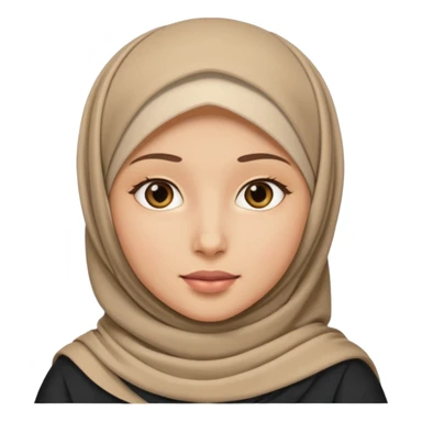 🙂 with hijab sticker