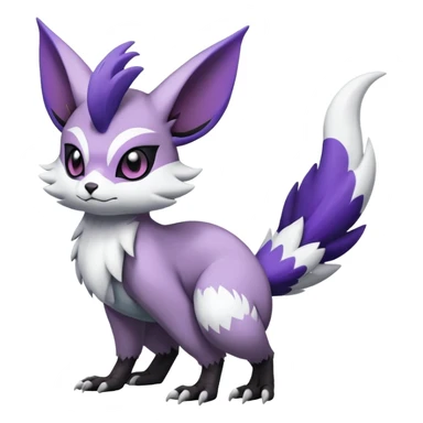 Shiny Furret-Absol-Noibat-Noivern-Hybrid (Full body) sticker