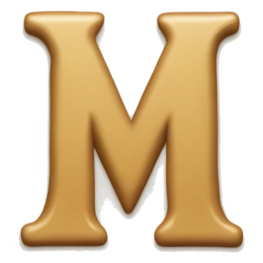 letter m with the letter a in the middle  sticker