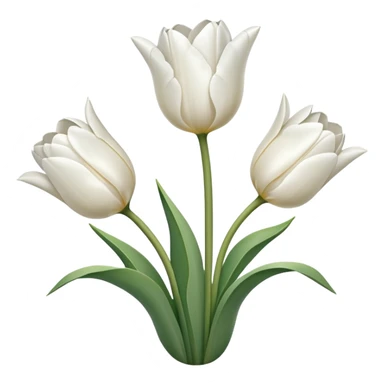 white tulips emoji
 sticker