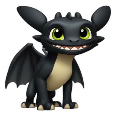 Toothless-from-How-to-train-your-dragon sticker