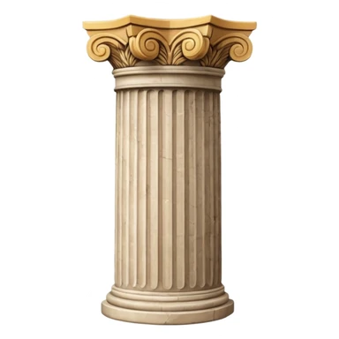 Greek mythology pillar sticker