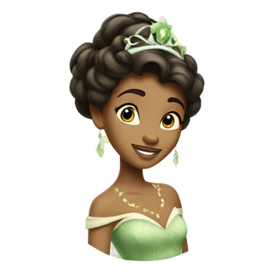 Tiana Disney princess sticker