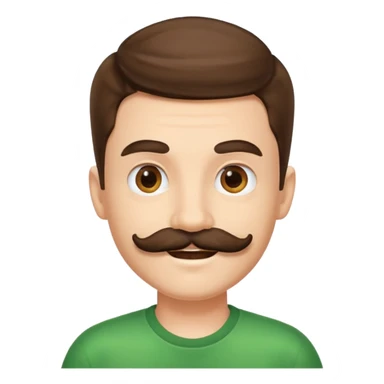 mustache Young boy,Big mustache.
negative: Dont use same face style. sticker