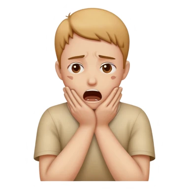 create emoji of someone choking themselves with there hands sticker