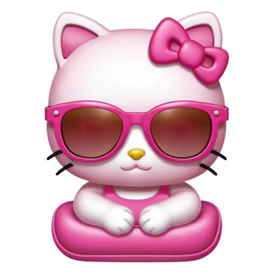 hello kitty tanning sticker