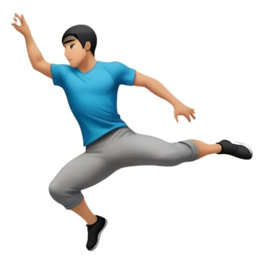 A person performing a parkour move, leaping between buildings or scaling a wall with agility and precision. The scene captures dynamic motion, showcasing strength, flexibility, and the thrill of urban acrobatics against an urban cityscape backdrop. sticker