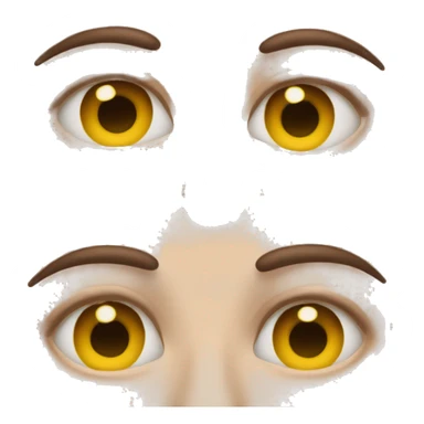 Eyes rolling up sticker