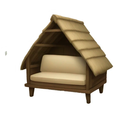 hut on the sofa sticker