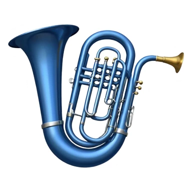 tuba redonda azul escura como a de how i meet your mother  sticker