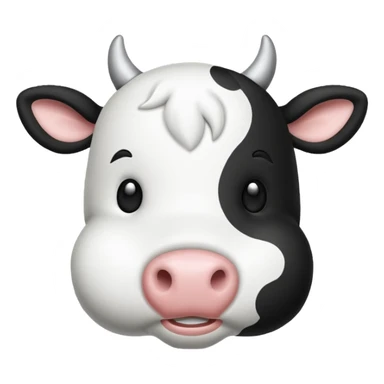 Cow stuffed animal  sticker