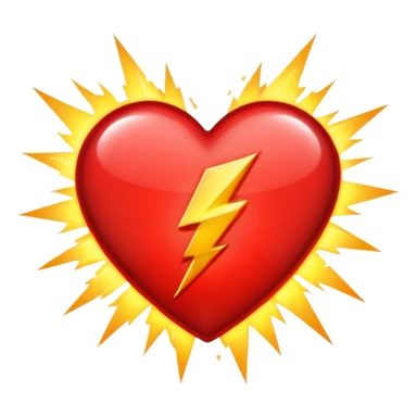 The flash on valentines sticker
