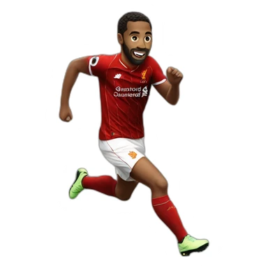liverpool player running sticker