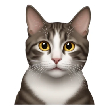 Elon musk as a cat sticker