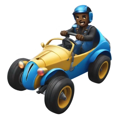 a bugatti hitting the griddy with peelt from fortnite sticker