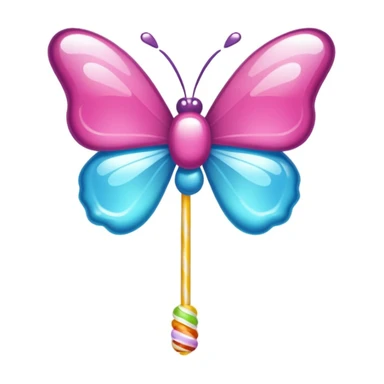 Sucette avec un noeud papillon sticker