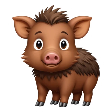 Baby wild boar sticker