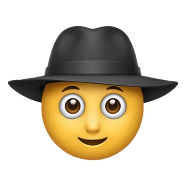 Fait une personne avec un chapeau de fête  sticker