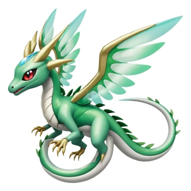 Meloetta-Rayquaza-Reshiram-Flygon-Pokémon-Fakémon-creature sticker