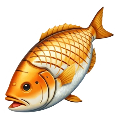 grilled fish protein, sticker