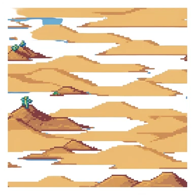 vibrant desert sand dunes in daylight sticker