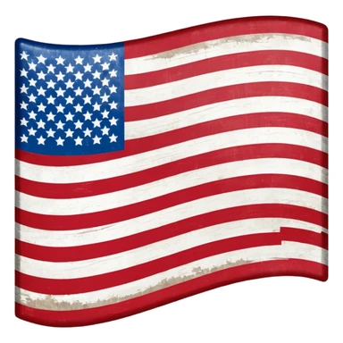 US flag turned upside down with stars on bottom sticker