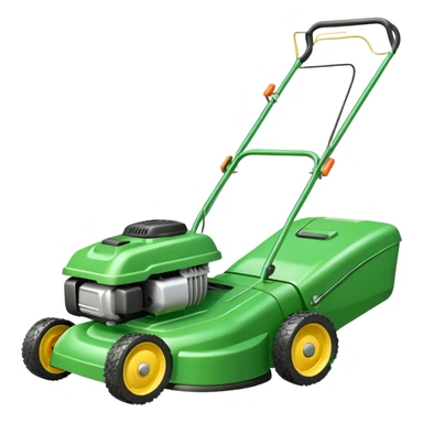 Lawn mower sticker