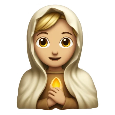The Virgin continues to hold the omophorion sticker