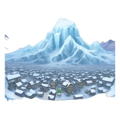 Agartha city of ice in the earth sticker